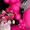 140pcs 18 12 10 5 Inch Different Sizes Pack Party Latex Balloons (Hot Pink